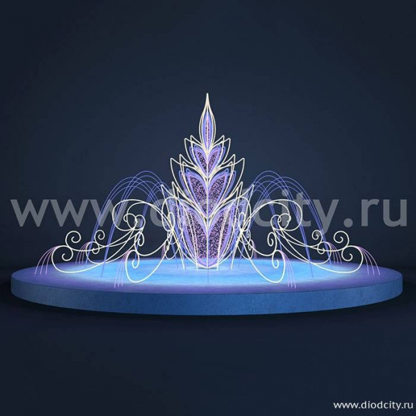 Световой фонтан «Аврора»