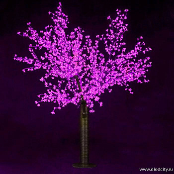 Светодиодное дерево"Сакура" 1.9 х 1.5м, розовое