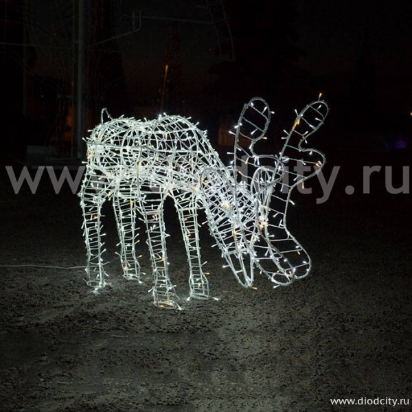 Световой олень «Рудольф», высота 1,1 метра