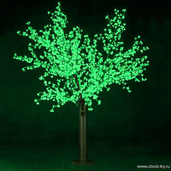 Светодиодное дерево"Сакура" 1.9 х 1.5м, зеленое