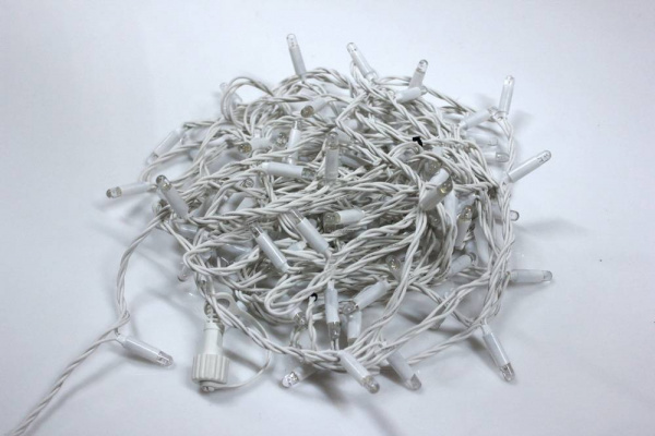 Гирлянда нить Стринг Лайт мерцающая 24V, длина 20м, синяя