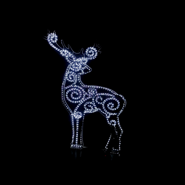 Светодиодная фигура «Олень», 200*110*12 см