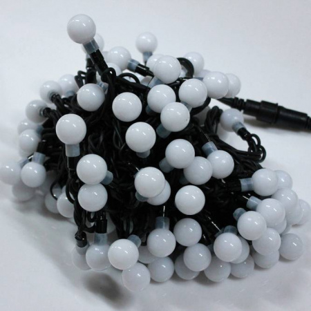 Гирлянда "Мультишарики", длина 15 м, D - 25 мм, теплый белый