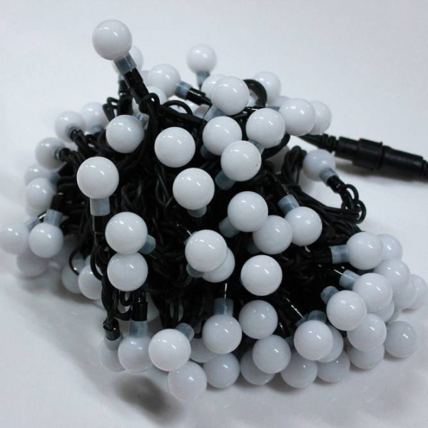 Гирлянда "Мультишарики", длина 15 м, D - 25 мм, теплый белый