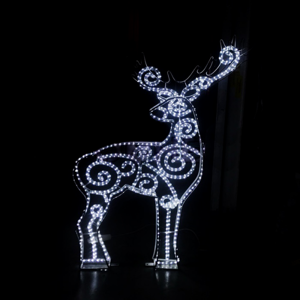 Светодиодная фигура «Олень», 200*110*12 см