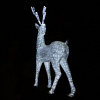 Световые акриловые фигуры "Пара благородных оленей", белые