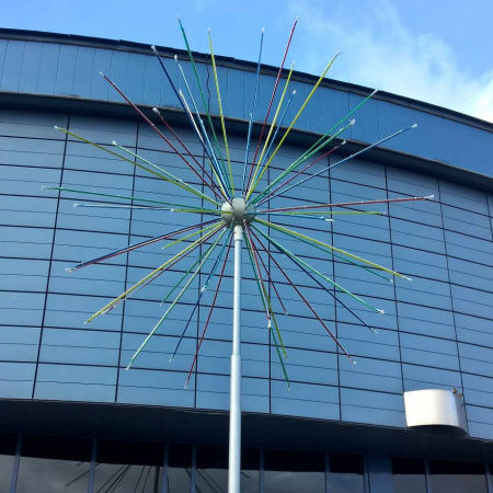 Светодиодный фейерверк "Шар" 3 х 3 м, мульти, 48 лучей