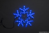 Светодиодная снежинка 57*56 см, синяя