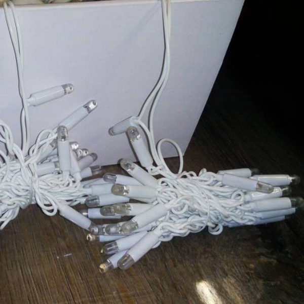 Светодиодный занавес "Дождь", 2 х 3м. зеленые диоды IP65