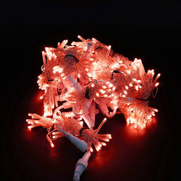 Светодиодный занавес "Дождь", 2 х 3м. красные диоды