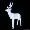 Световая фигура "Олень папа белый"  160 см