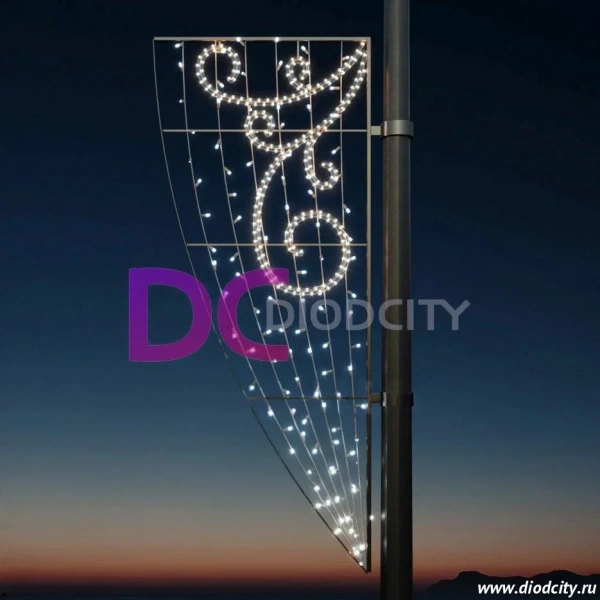 Светодиодная консоль " Метель" 183*74 см 