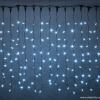 Светодиодный мерцающий занавес "Дождь", IP65, 2x1.5м, белый