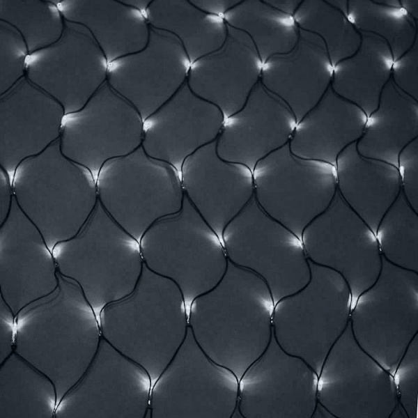 Гирлянда - сеть светодиодная 2 х 1.5 м, белая, с контроллером