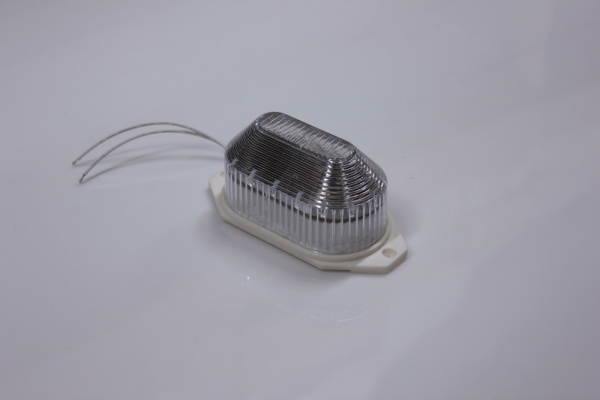 Строб лампа ксеноновая  накладная,  белая