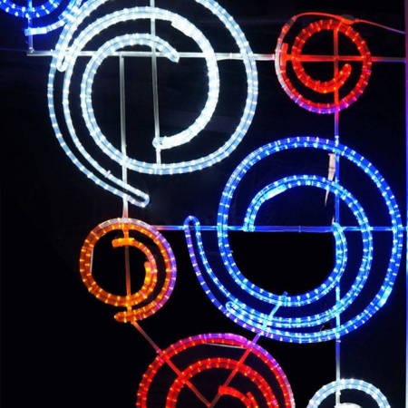 Световая консоль "Зимний узор" 200*120 см