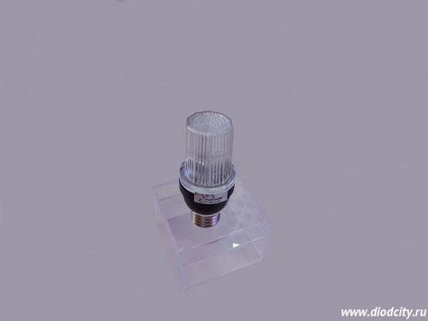 Строб лампа ксеноновая  цоколь Е27,  белая