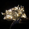 Гирлянда  LED Стринг Лайт, 10м, теплый белый, IP65 (провод каучук)
