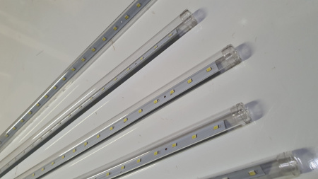 Гирлянда "Тающие сосульки", 10 шт х 50 см, длина 4.5 м, 12 В, цвет  белый