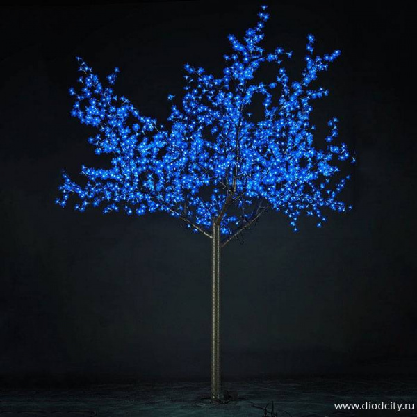 Светодиодное дерево"Сакура" 2.5 х 2.0м, синие