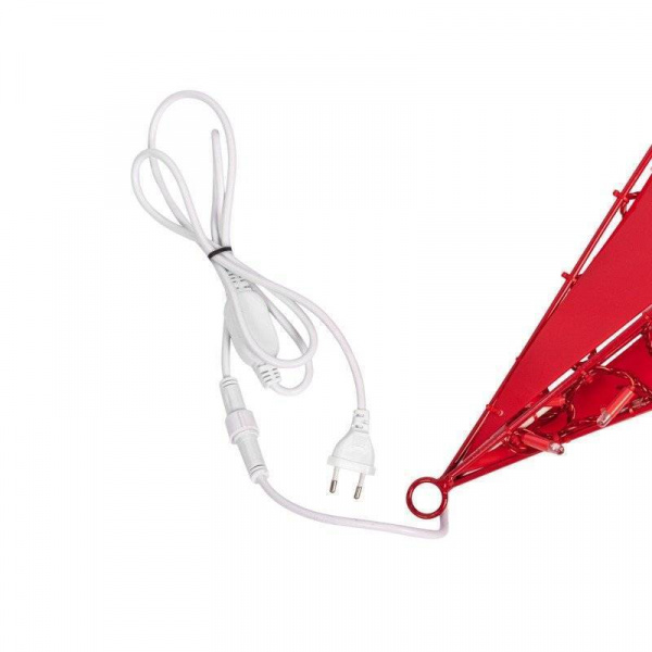 Светодиодная фигура Звезда 100 см, 200 светодиодов, цвет свечения красный