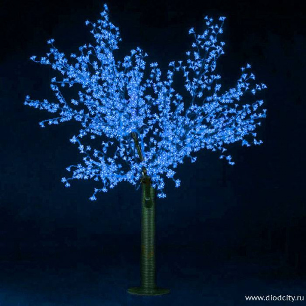 Светодиодное дерево"Сакура" 1.9 х 1.5м, синие