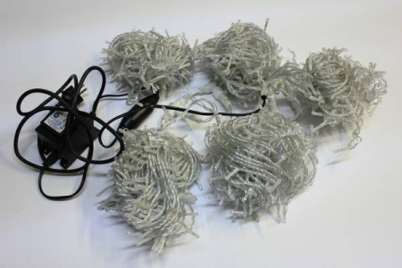 Гирлянда "Клип Лайт Спайдер" 5 нитей по 20 м, желтые  диоды, мерцающая