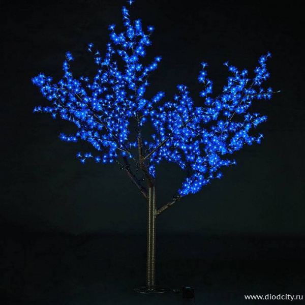 Светодиодное дерево"Сакура" 1.9 х 1.5м, синие