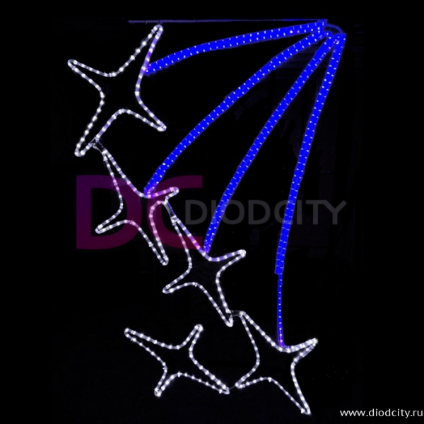 Светодиодная консоль "Звездная россыпь", 170х108 см
