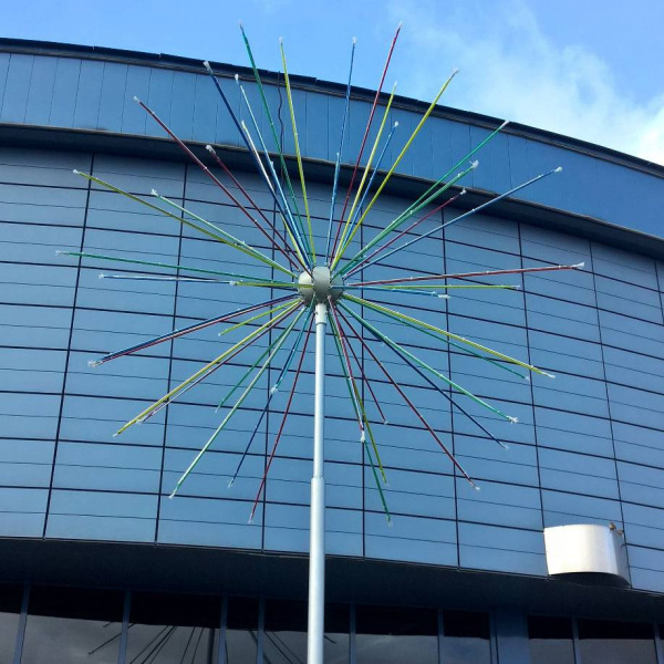 Светодиодный фейерверк "Шар" 4 х 4 м, мульти, 48 лучей