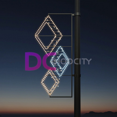 Светодиодная консоль "Разноцветие форм" 150*60 см