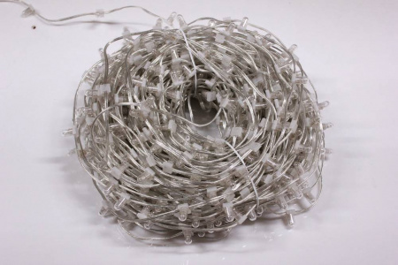 Гирлянда на деревья Клип Лайт мерцающий, 100 м, мульти (белый flash)