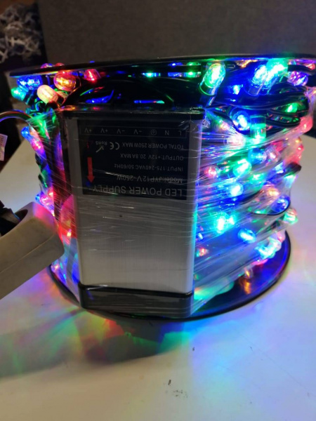 Гирлянда "Клип Лайт", теплые белые диоды