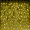 Светодиодный занавес "Дождь", 2 х 6м. желтые  диоды