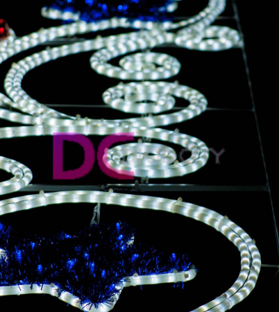 Светодиодная консоль "Звездный виток" 200х93 см