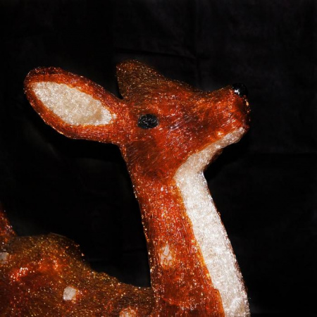 Световые акриловые фигуры "Пара благородных оленей"