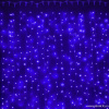 Световой занавес "Дождь" 2*6м, синие диоды, провод каучук