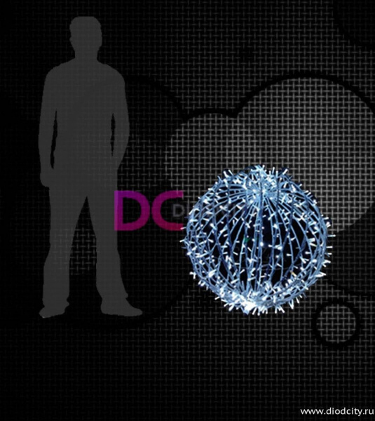 Световые шары 3D РАЗНЫХ РАЗМЕРОВ от 30 до 200 см