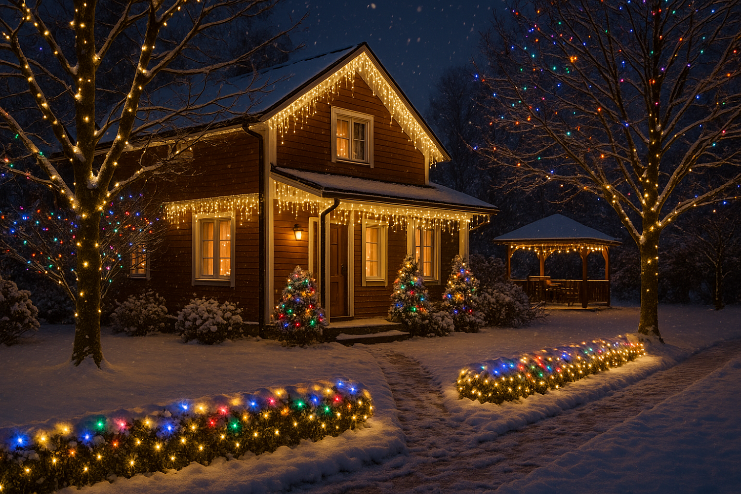 ТОПовые гирлянды для улицы