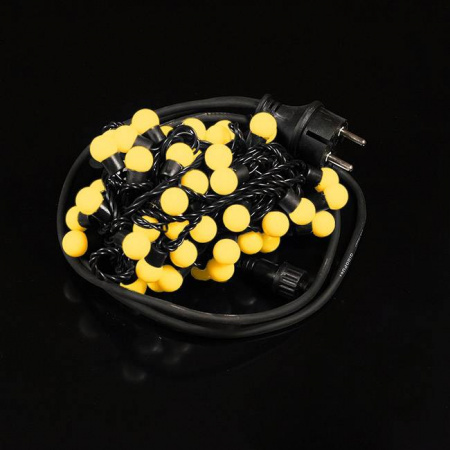 Гирлянда "Мультишарики - мини", длина 10 м, цвет желтый