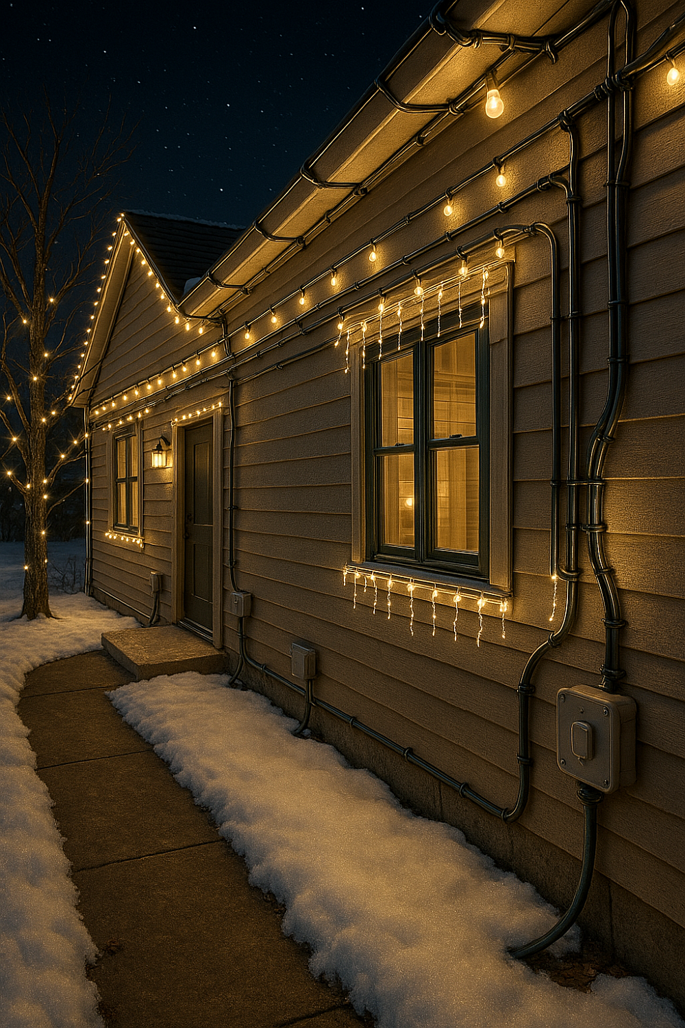 Как продлить срок службы уличных гирлянд