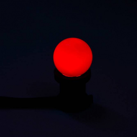 Светодиодная лампа для Белт Лайта 220V-0.5Вт красная D45 (диммируемая)