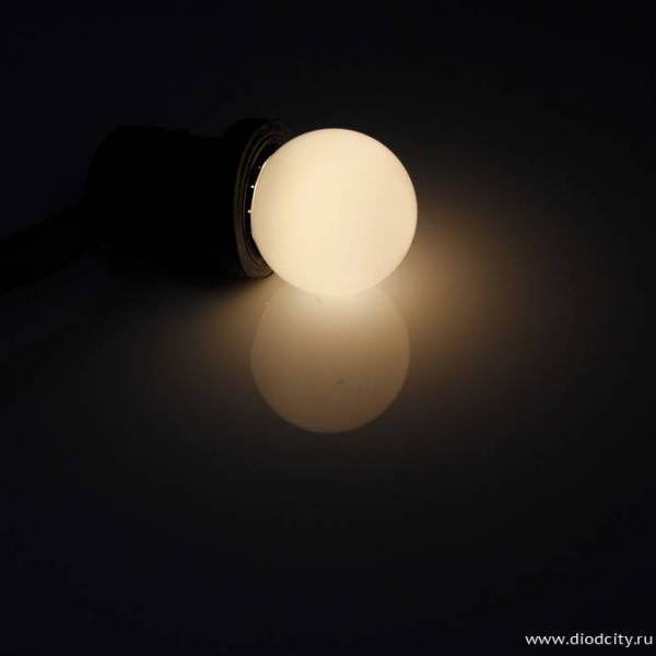 Светодиодная лампа для Белт Лайта 220V-1.2 Вт теплая белая D45