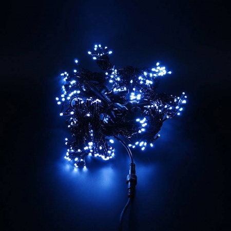 Светодиодный занавес "Дождь", 2 х 3м. синие диоды