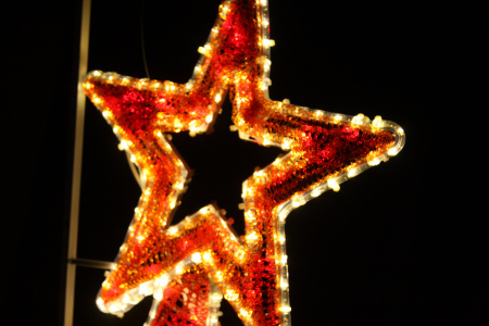 Световая консоль "Красная звезда победы" 150х50 см