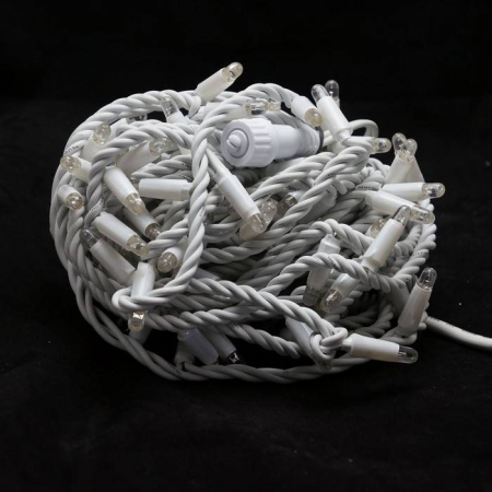 Гирлянда  LED Стринг Лайт, 10м, синий, IP65 (провод каучук)