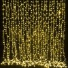 Светодиодный занавес "Дождь", 2 х 9м  желтые диоды IP65