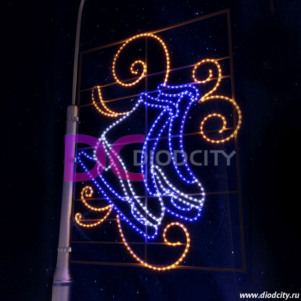 Световая консоль "Коньки" 150*120 см