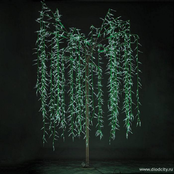 Светодиодная "Ива плакучая" 2.5 х 1.5м, белая