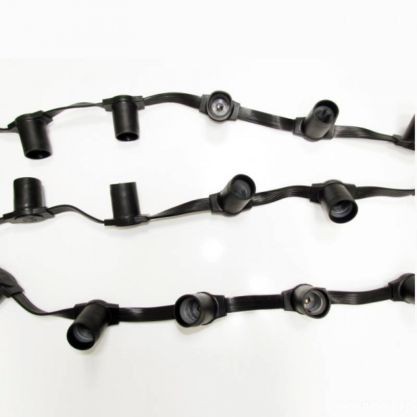 Светодиодная гирлянда Белт Лайт, 5 жил, шаг 15см, бухта 50м, IP65, патрон черный